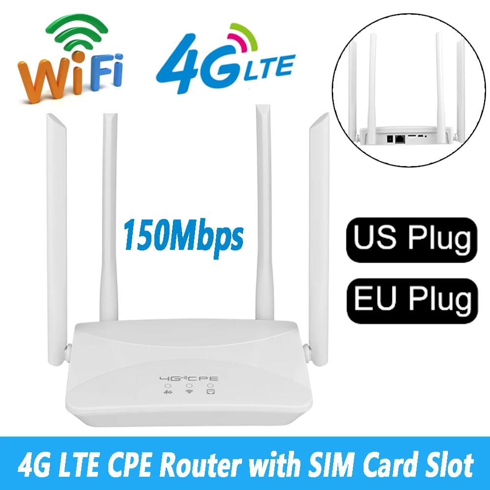 4G  , 150Mbps  LTE CPE , RJ45 USB, SIM ī , ܺ ׳, EU, US ÷,  Ŀ ֽ
